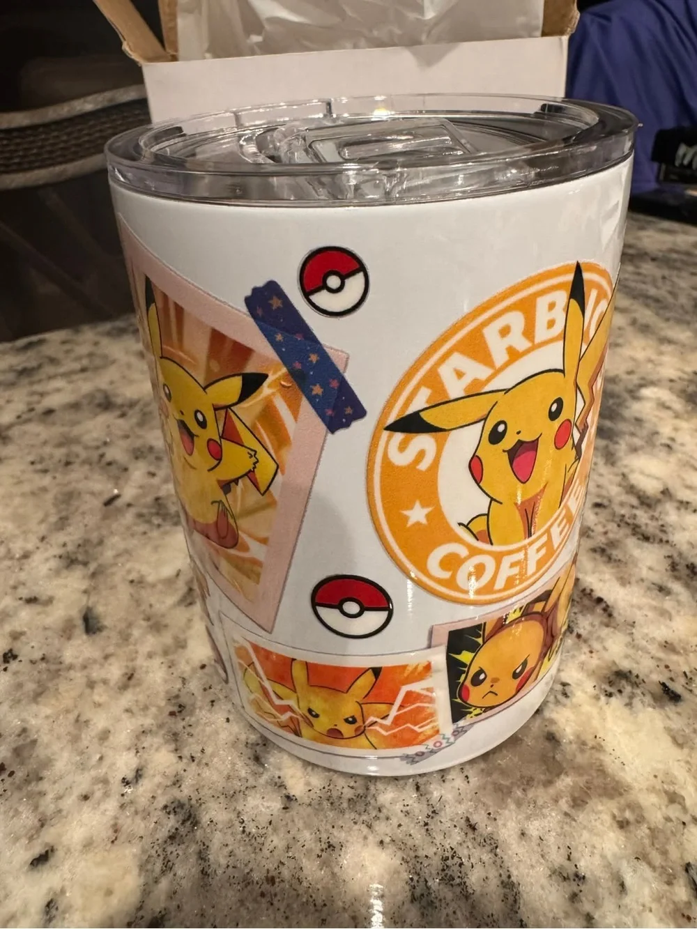 Starbucks x Pikachu tumblr NEW IN BOX